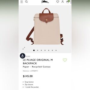 longchamp le pliage backpack